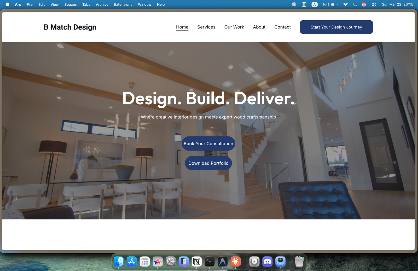 B MATCH DESIGN screenshot 1